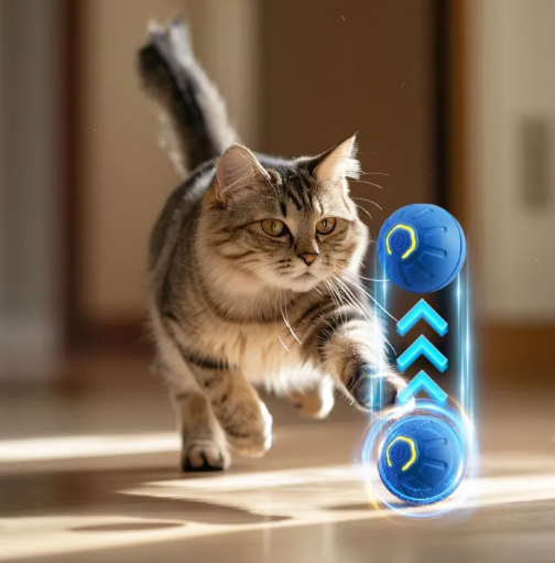 Interaktiver intelligenter Hundespielball